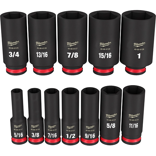 12PCSHOCKWAVE Impact Duty™ 3/8