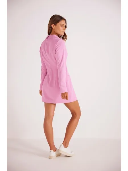 Allie Blazer Dress - Pink