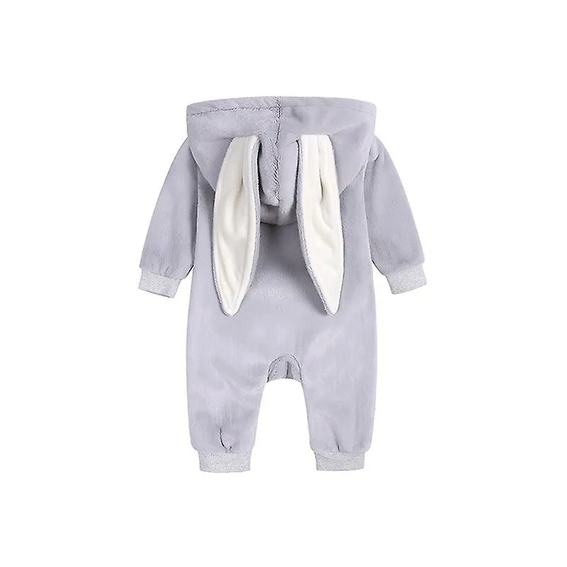 Baby Bunny Onesie Baby Hooded Onesie Infants Bodysuit Jumpsuit Zipper Onesie