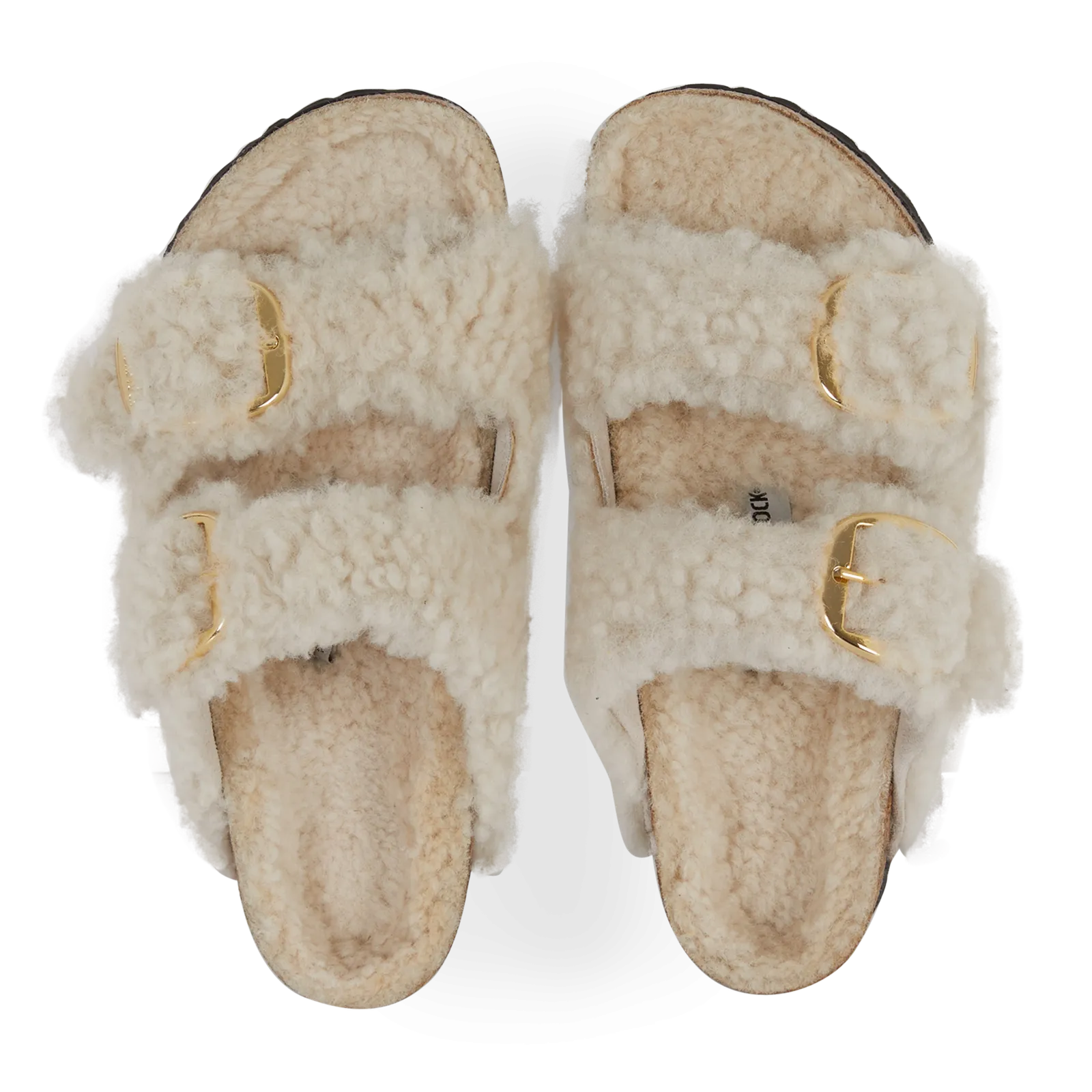 Birkenstock Arizona Shearling Teddy Ecru