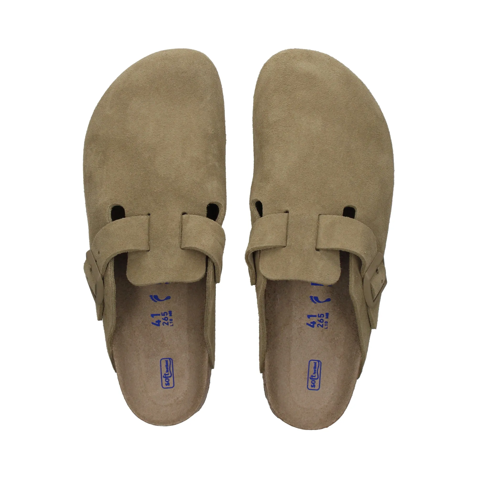 BIRKENSTOCK Zuecos de hombre Boston SFB VL Faded Khaki