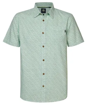 CAMISA HOMBRE  PETROL MEN SHIRT SHORT SLEEVE AOP