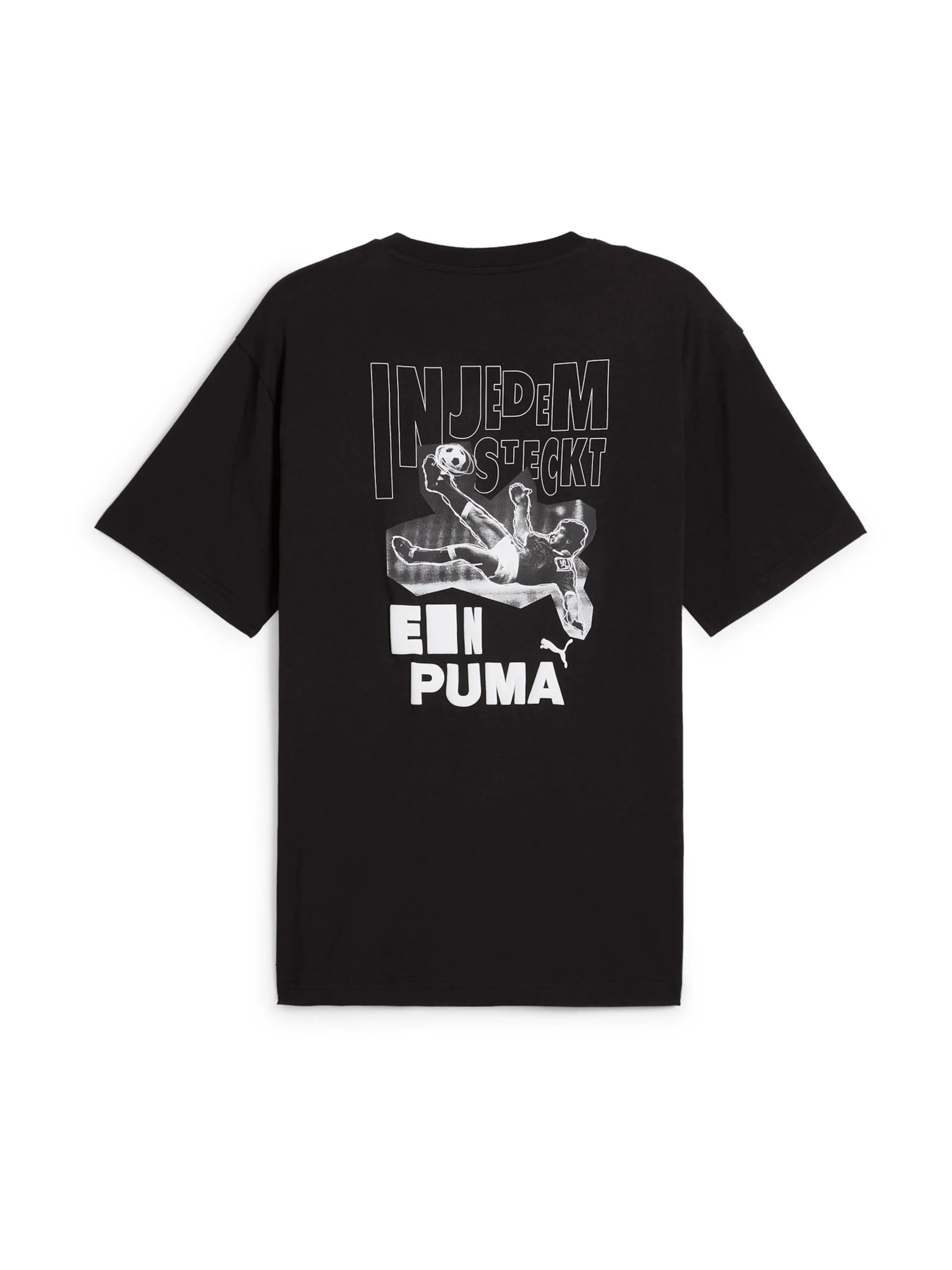 Camiseta 'Graphics Bicycle Kick' PUMA en Negro