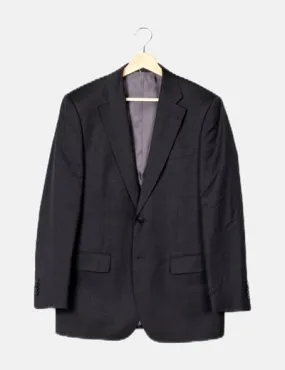 Cortefiel Blazer gris oscuro hombreras