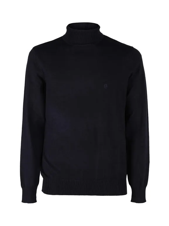 Coveri Moving Jersey de cuello alto de punto para hombre