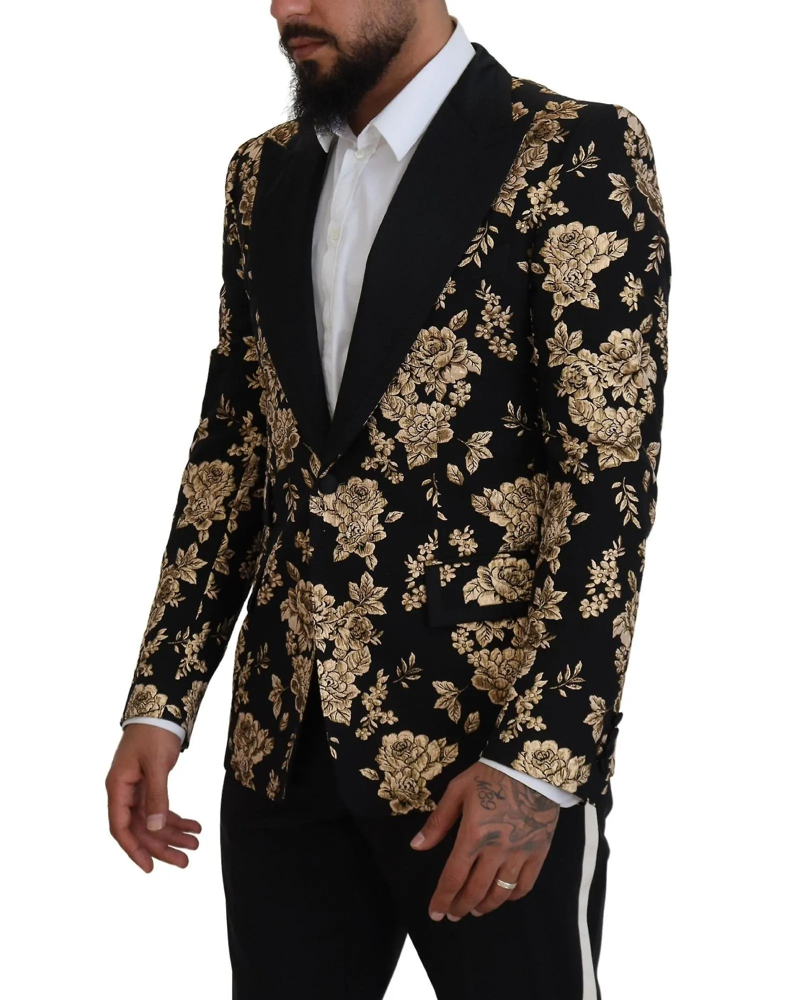 Dolce & Gabbana Floral Embroidered Jacket Blazer