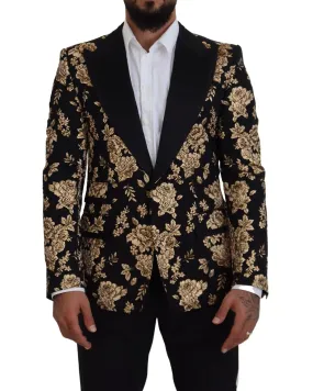 Dolce & Gabbana Floral Embroidered Jacket Blazer