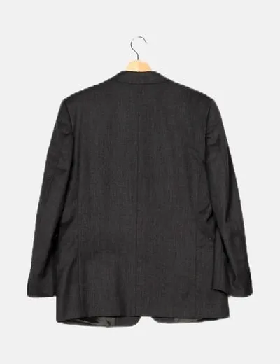 Fórmula Joven Blazer gris oscuro hombreras