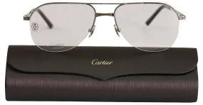 GAFAS CARTIER PILOT PARA HOMBRE REF T8100932 Plata 