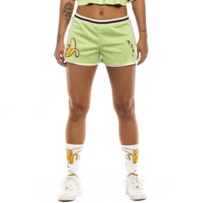 GRIMEY Shorts  Jungle Punch Girl Mesh Shorts  color verde