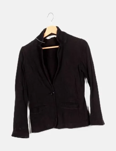 H&M Blazer básica negra