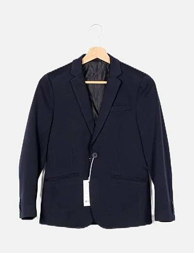 Jack & Jones Blazer azul marina básica