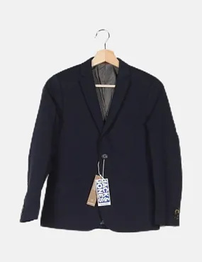 Jack & Jones Blazer azul marino botonada