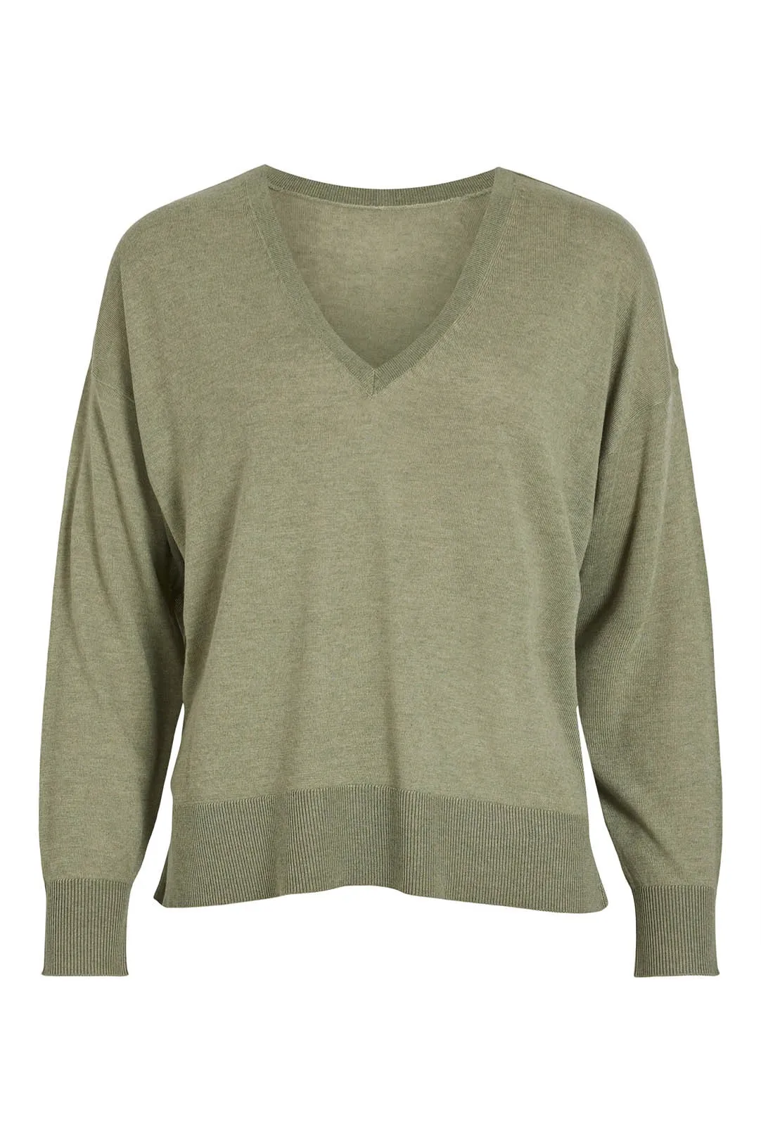 JERSEY PUNTO FINO MUJER VIDESH VERDE