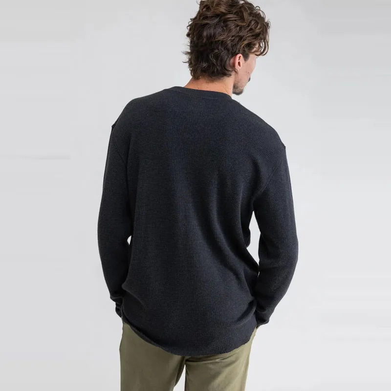 Jersey Rhythm: Classic Waffle Knit (Vintage Black)