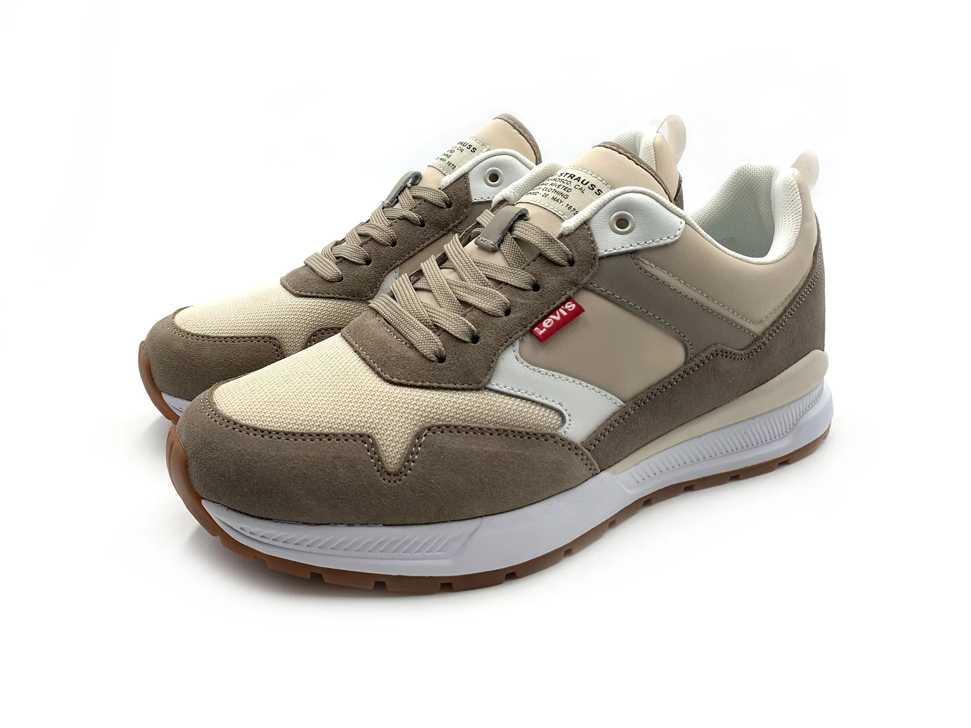 Levi's 234233-878-100 Deportivo Sneakers Beig Cordones Hombre
