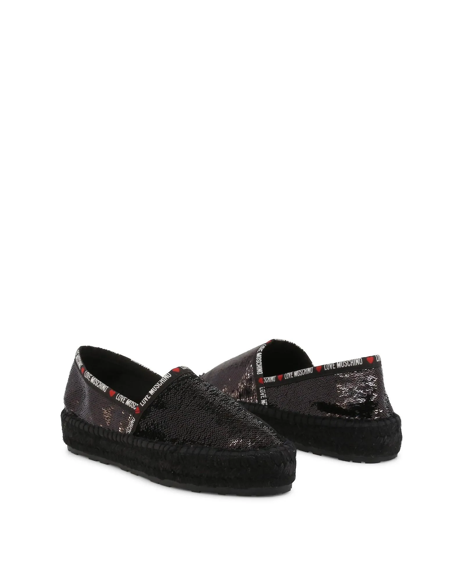 Love Moschino Slip-On Fabric Round Toe Sneakers