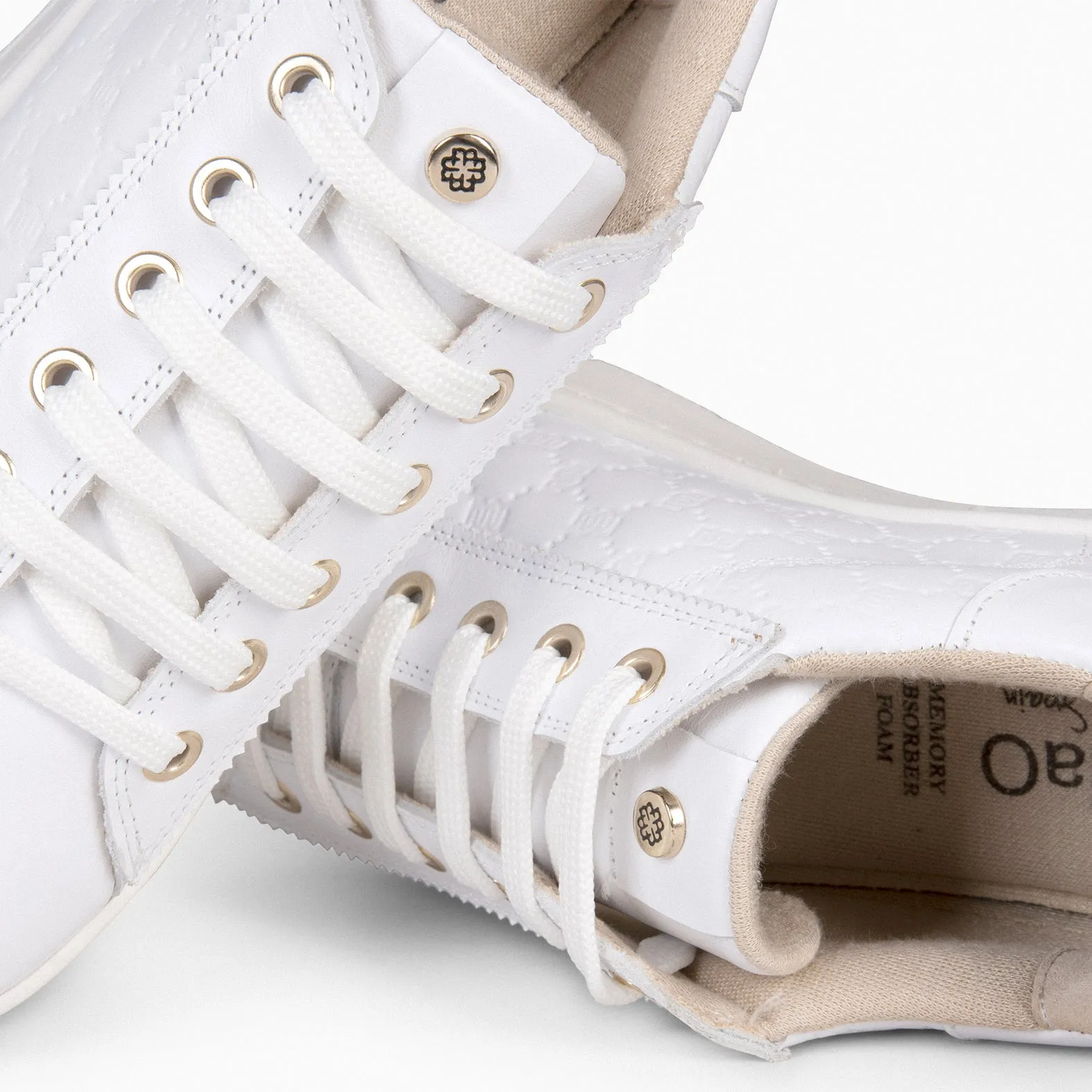MARSELLA - Sneakers cordones intercambiables PISTACHO