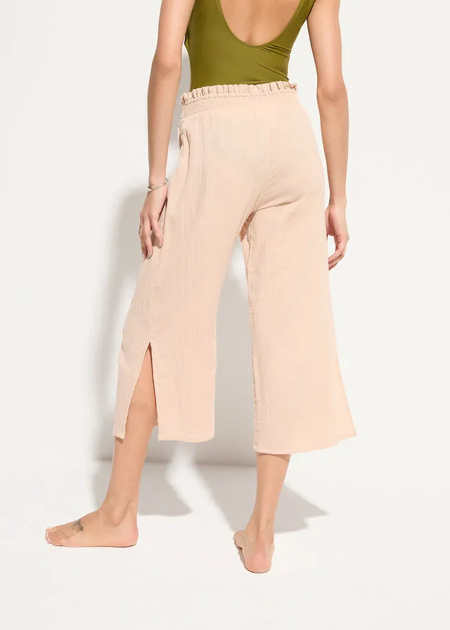 Pantalón 3/4 Beige tiza