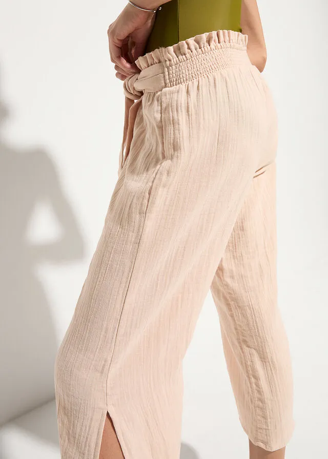 Pantalón 3/4 Beige tiza