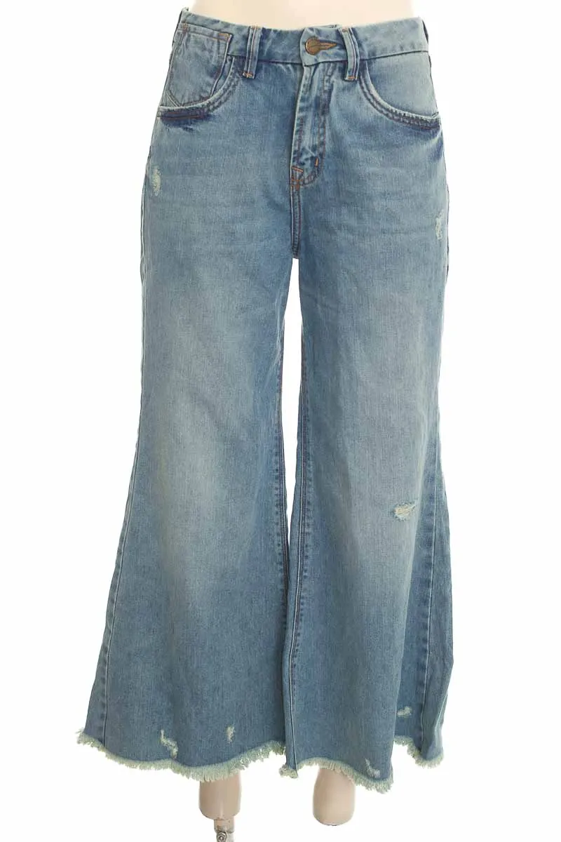 Pantalón color Azul - Off/ Jeans