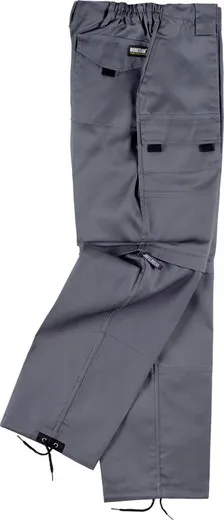 Pantalón con perneras desmontables cintura elástica Gris