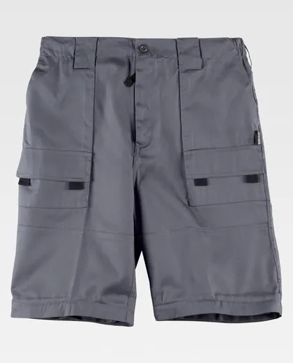 Pantalón con perneras desmontables cintura elástica Gris