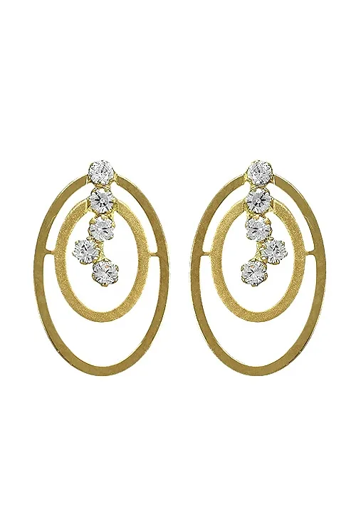 Pendientes oro amarillo 18k con circonitas 197_1-1033