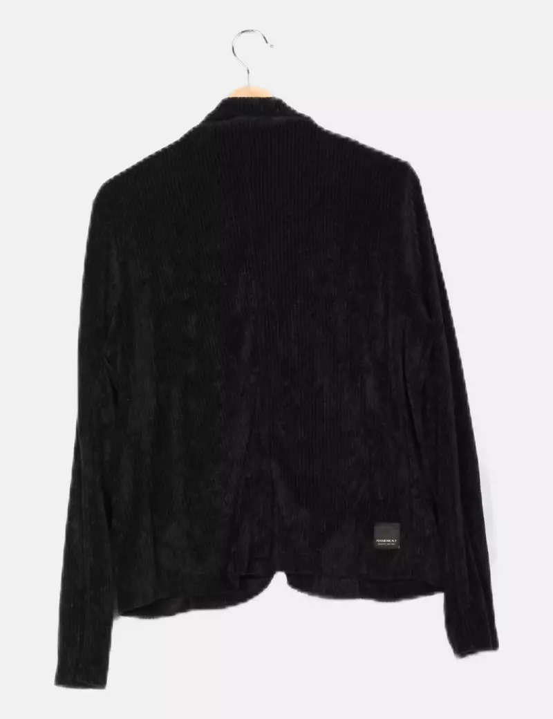 Penn&Ink N.Y Blazer negra pana