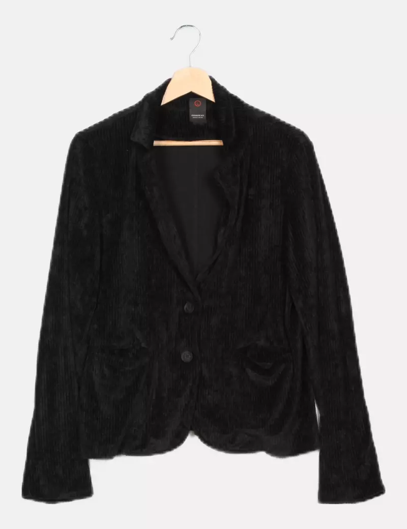 Penn&Ink N.Y Blazer negra pana