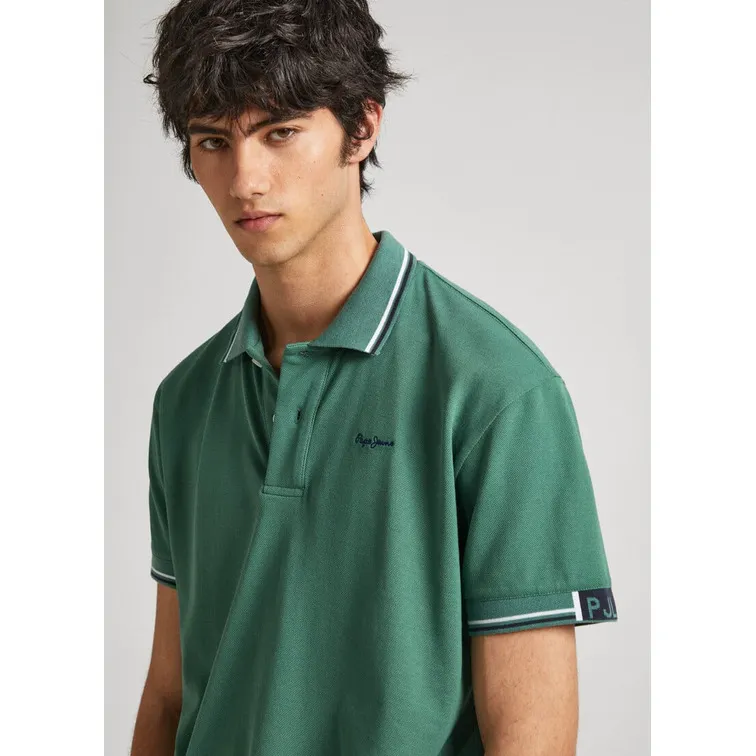 POLO PIQUÉ CON LOGO BORDADO HOMBRE PEPE JEANS