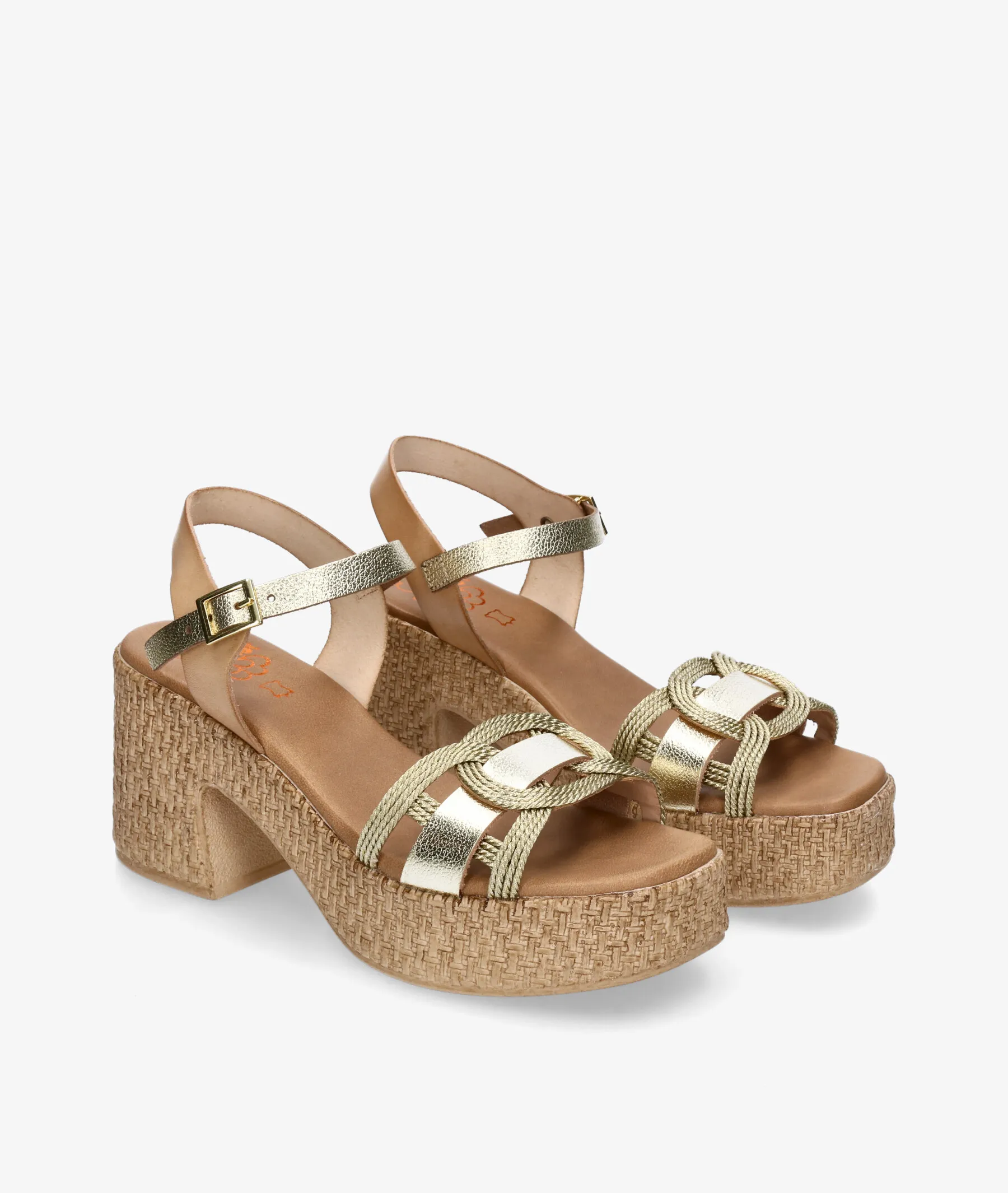 Sandalias Porronet  3061 en oro