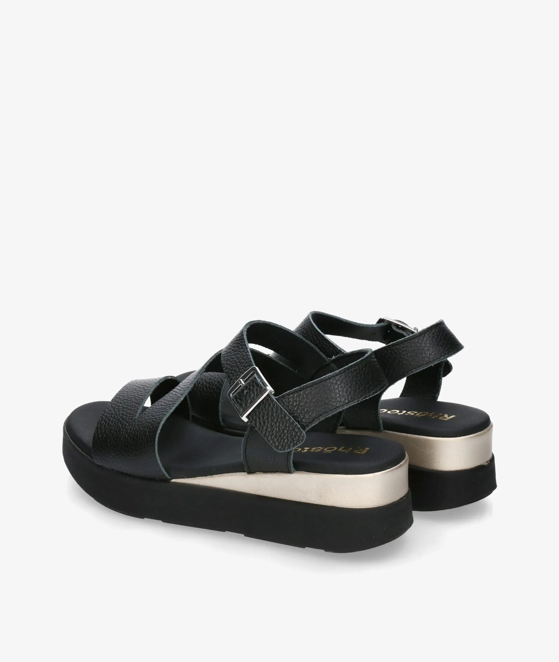 Sandalias Rhostock  5417 en negro