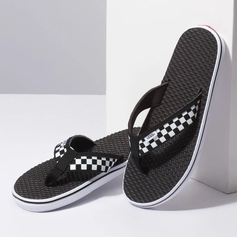 Sandalias Surf Negras La Costa Lite Checkerboard Vans