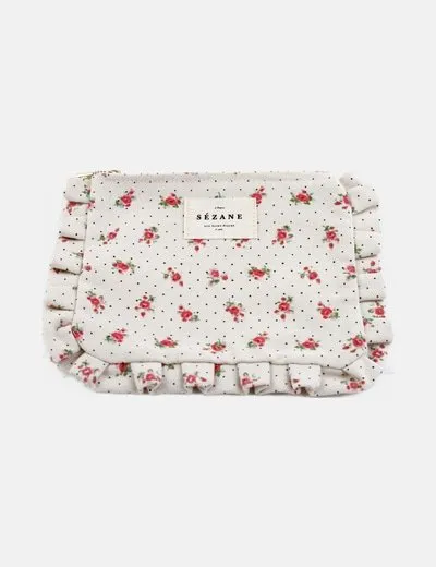 Sezane Neceser beige estampado