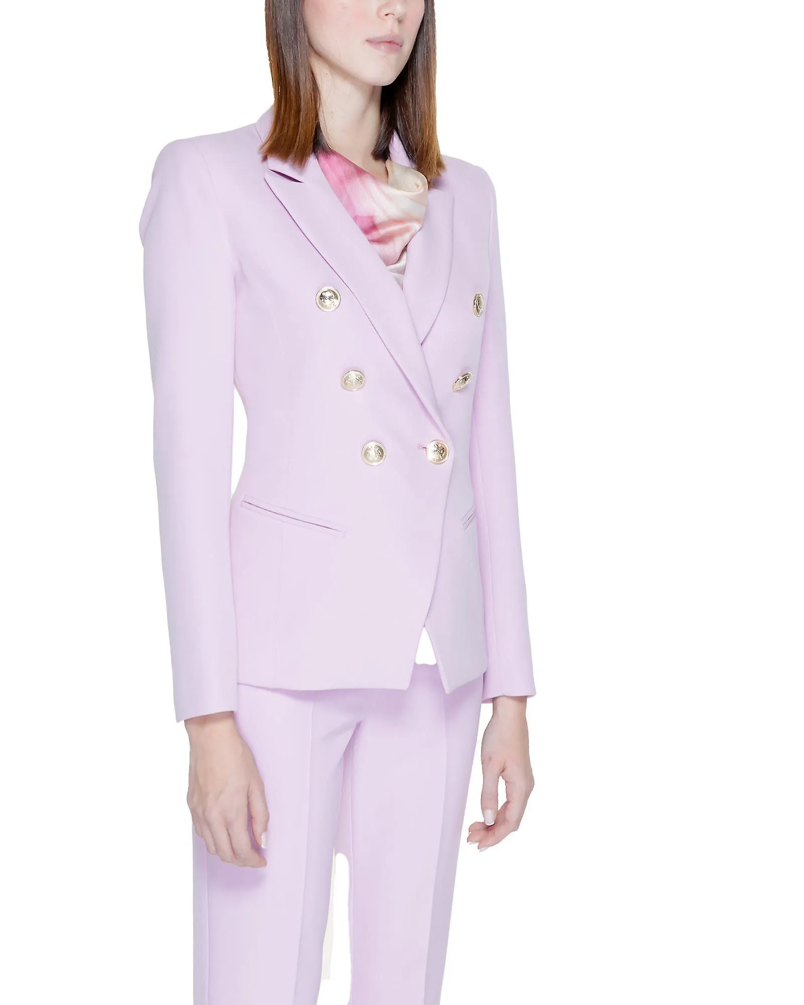 Silence Plain  Blazer with Button Fastening