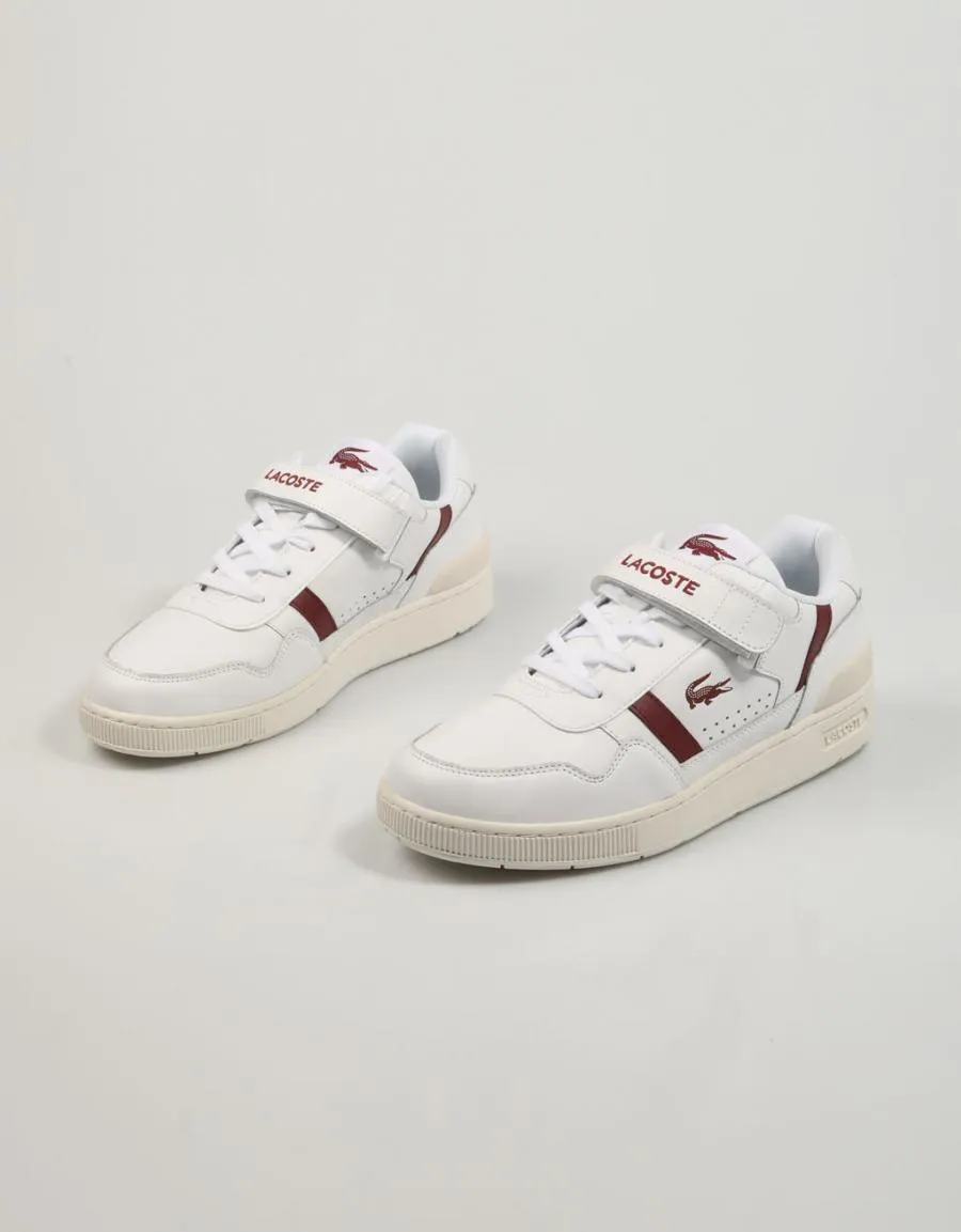  sneakers LACOSTE T Clip Velcro en White 82943