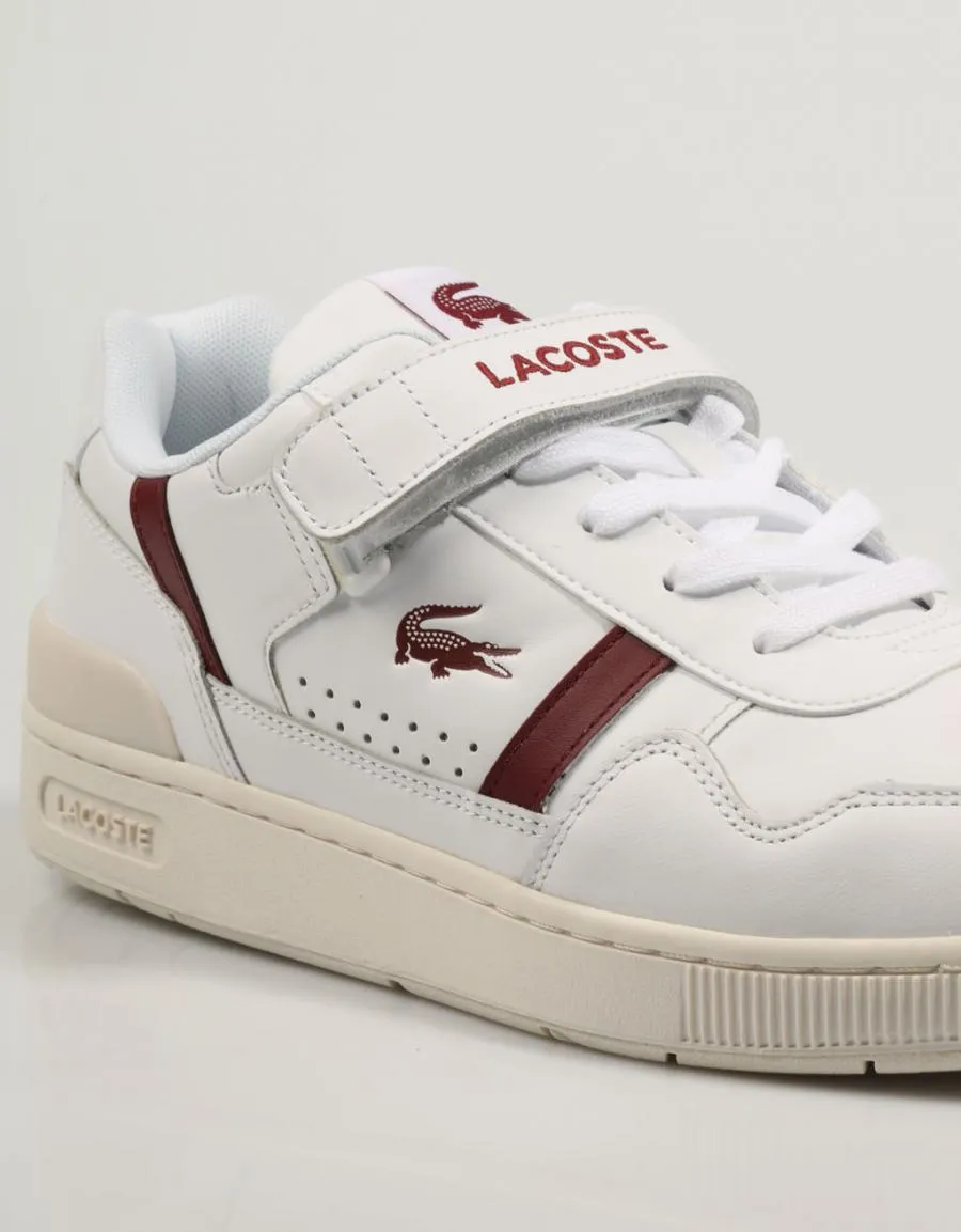  sneakers LACOSTE T Clip Velcro en White 82943