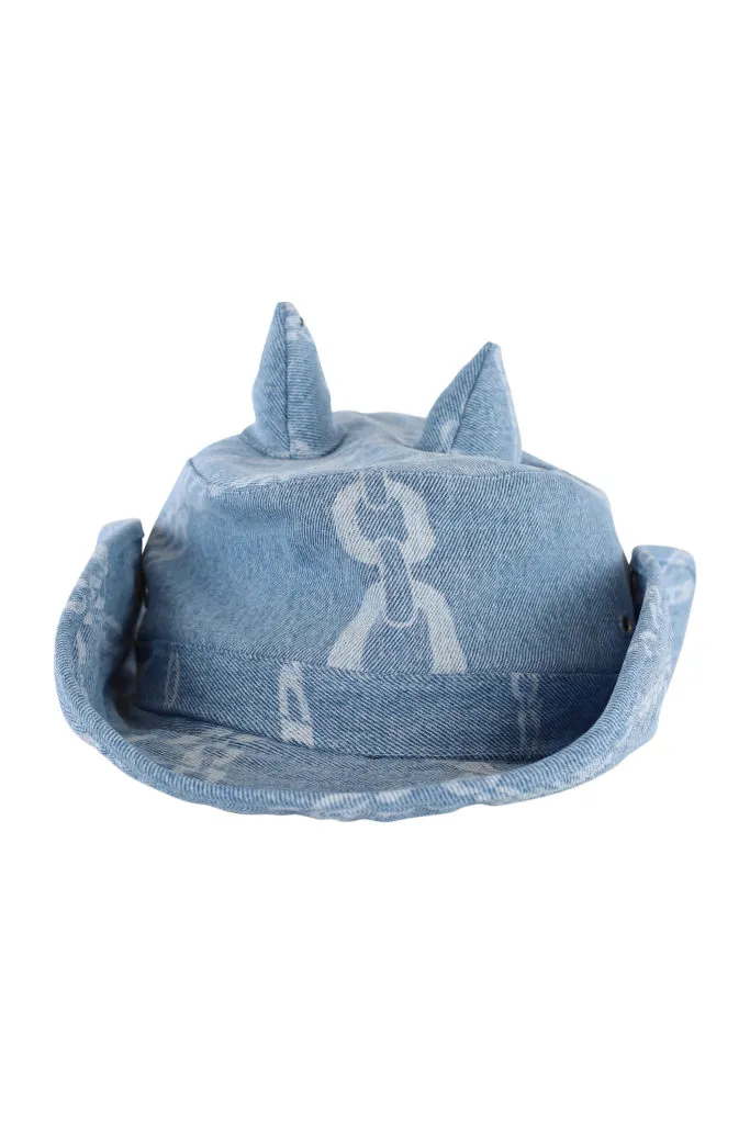 Sombrero azul denim