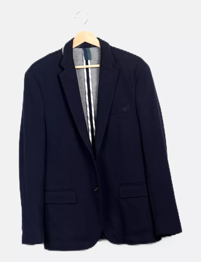 Studio Classics Blazer azul marino básica