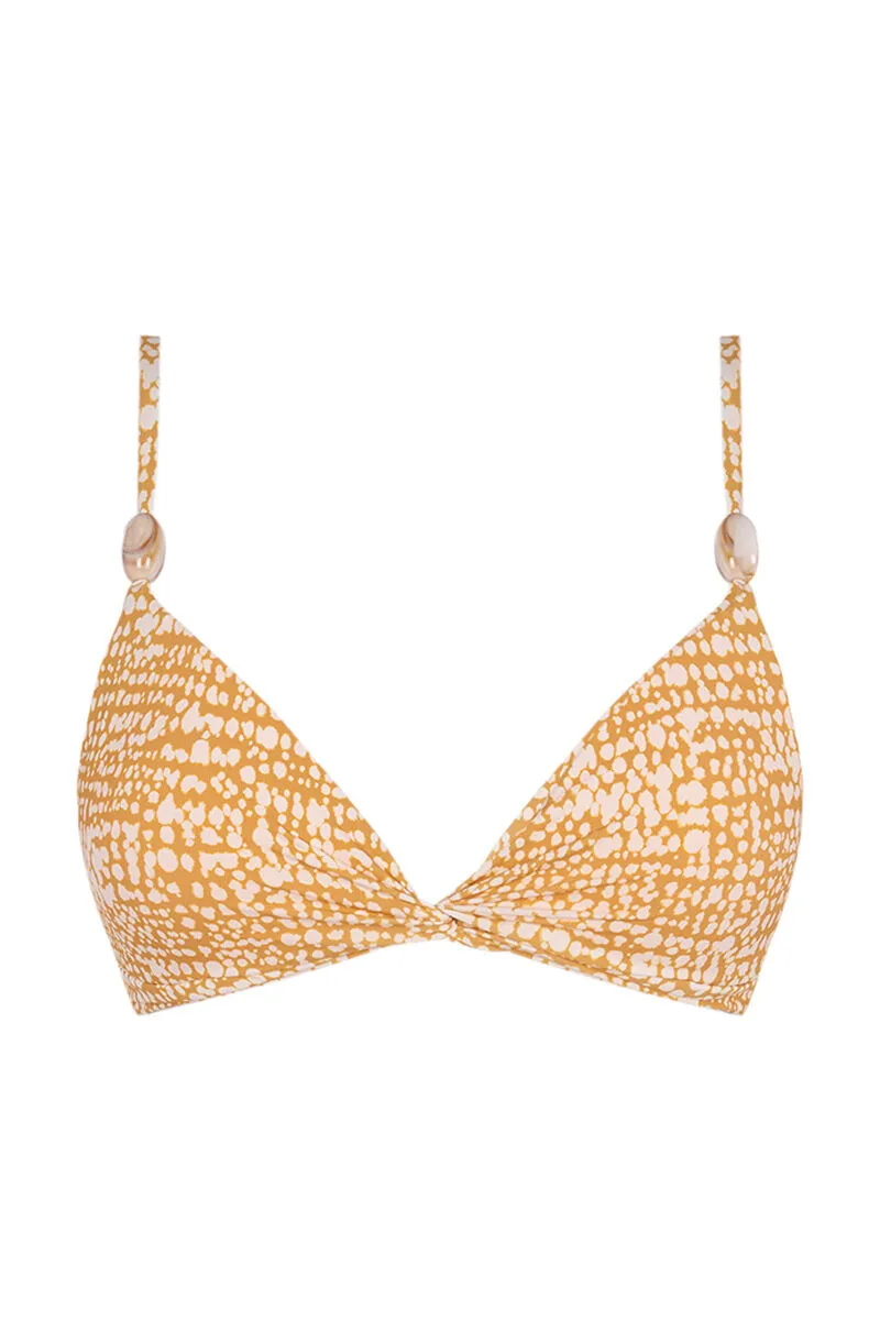 Top bikini triangular efecto "push up"