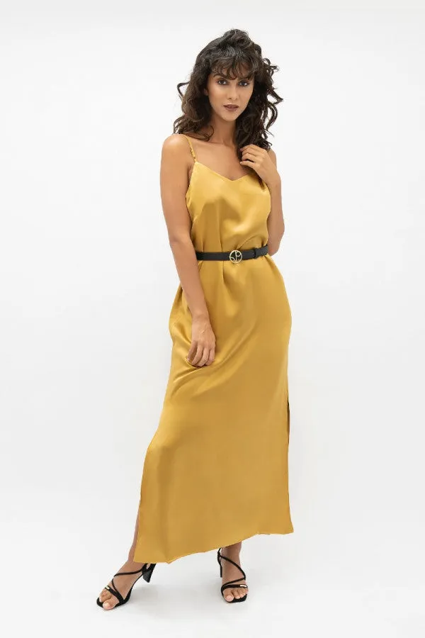 Vestido Calabar - Silk Slip - Mimosa