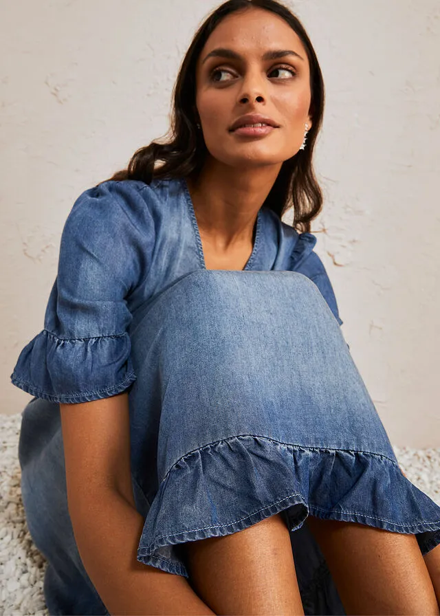 Vestido vaquero Denim claro