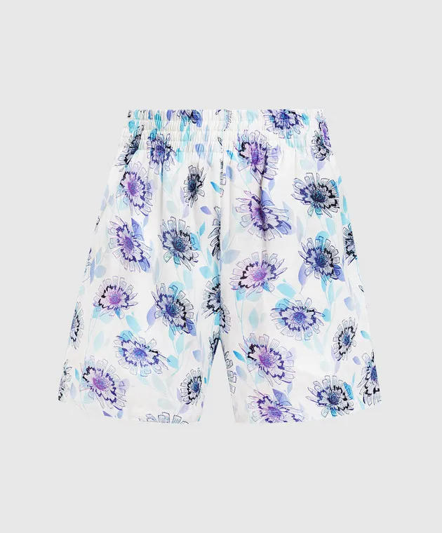 Vilebrequin Lourdes printed linen shorts