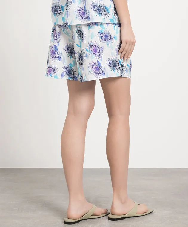 Vilebrequin Lourdes printed linen shorts